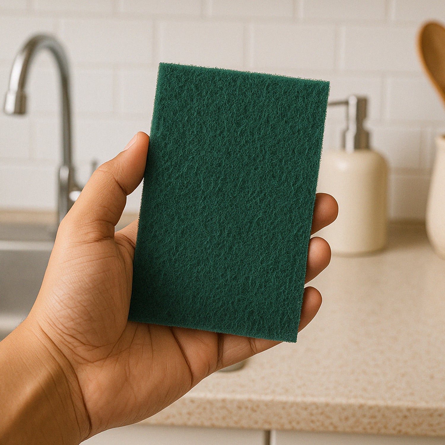 Pro Clean Heavy-Duty Kitchen Scrubber Pad – 4x6 inch (1 Pc) Pro Clean Heavy-Duty Kitchen Scrubber Pad – 4x6 inch (1 Pc)